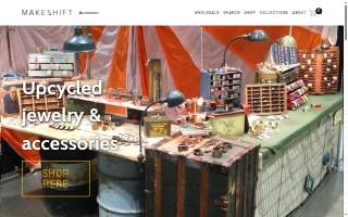 Makeshift Accessories Gallery & Studio website
