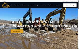 Nerstrand Excavating website