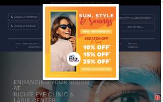 Richie Eye Clinic & LASIK Center of Northfield website