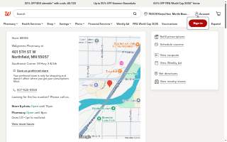 Walgreens of Northfield website