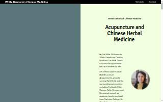 White Dandelion Chinese Medicine website