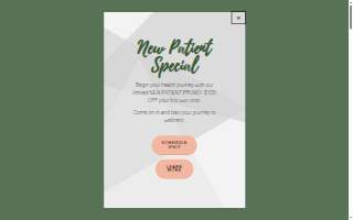 Blooming Chiropractic, Massage and Acupuncture website