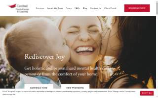 Cardinal Psychotherapy & Coaching website