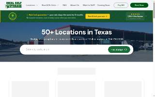 Ideal Storage website