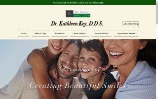 Key Family Dental Center website
