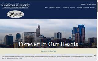 O'Halloran & Murphy Woodbury Cremation and Funeral Service website