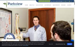 Parkview Chiropractic Clinic website