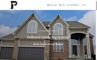 Preferred Contracting and Construction website