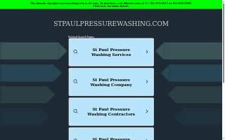 St. Paul Pressure Washing website