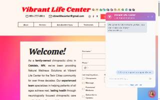 Vibrant Life Center website