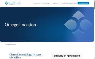 Clarus Dermatology - Otsego website