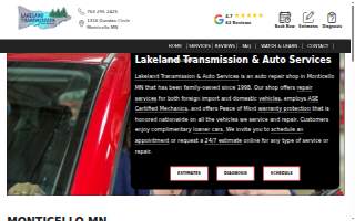 Lakeland Transmission & Auto website