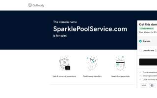 Sparkle Pool Service Inc. website