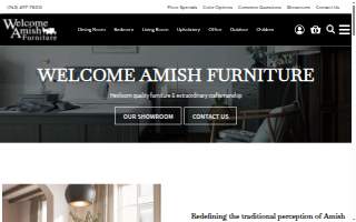 Welcome Amish Furniture of Otsego website