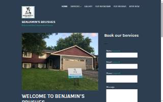 Benjamin's Brushes website