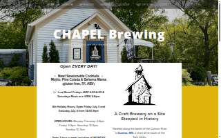 Chapel Brewing of Owatonna website
