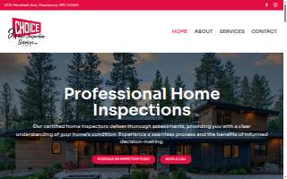 Choice Home Inspection Services website