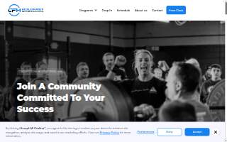 CrossFit Holdfast website