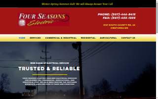 Four Seasons Electric website