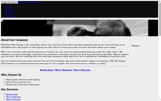 Headlines Hair Design website