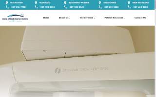Main Street Dental Clinics of Owatonna website