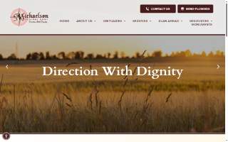 Michaelson Funeral Home website