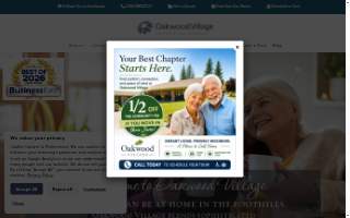 Oakwood Senior Living website