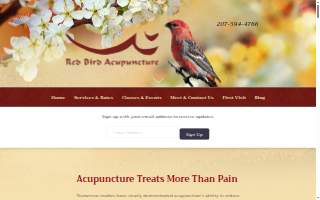 Red Bird Acupuncture website