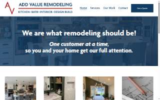 Add Value Remodeling of Plymouth website