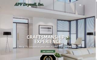 APV Drywall, Inc. website