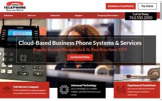 Central Telephone Sales and Service website