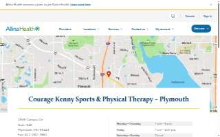 Courage Kenny Sports & Physical Therapy – Plymouth website