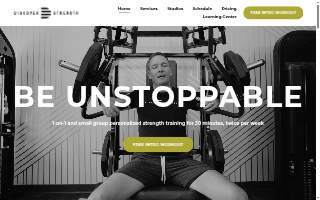 Discover Strength website