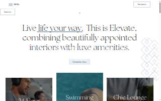 Elevate kitchen And Home Inc. website