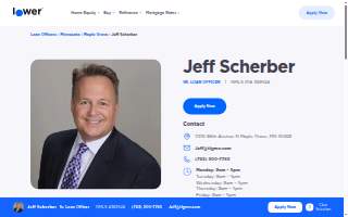 Jeff Scherber NMLS 369524 at Summit Mortgage Corporation of Crystal website
