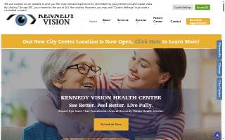 Kennedy Vision Health Center - Plymouth website