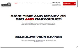 Members Car Wash And Fuel website
