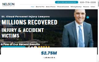 Nelson Personal Injury, LLC of Plymouth website