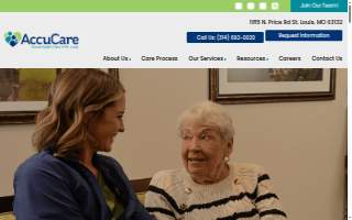 AccuCare Home Health Care website
