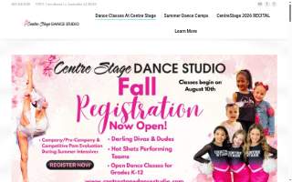 Center Stage Dance Studio website