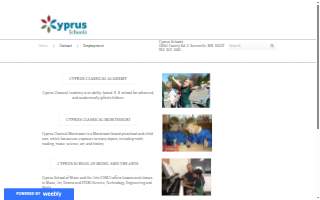 Cyprus School of Music and the Arts website