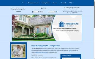 Homestead Plus website