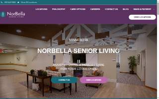 NorBella Senior Living - Prior Lake website