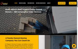 Pleasant Moving Company - South Metro Movers website