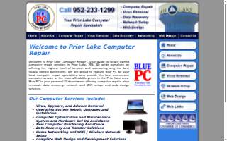 Prior Lake Computer Repair website