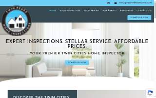 Twin Peaks Home Inspections of Prior Lake website