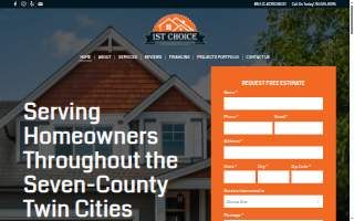 1st Choice Remodeling LLC of Ramsey website