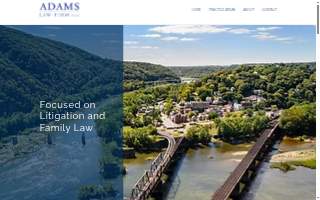 Adams Law Firm PLLC website