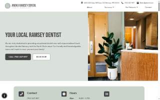 Anoka Ramsey Dental website