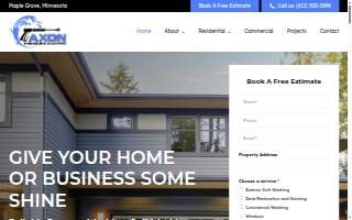 Axon Pressure Washing of Ramsey website